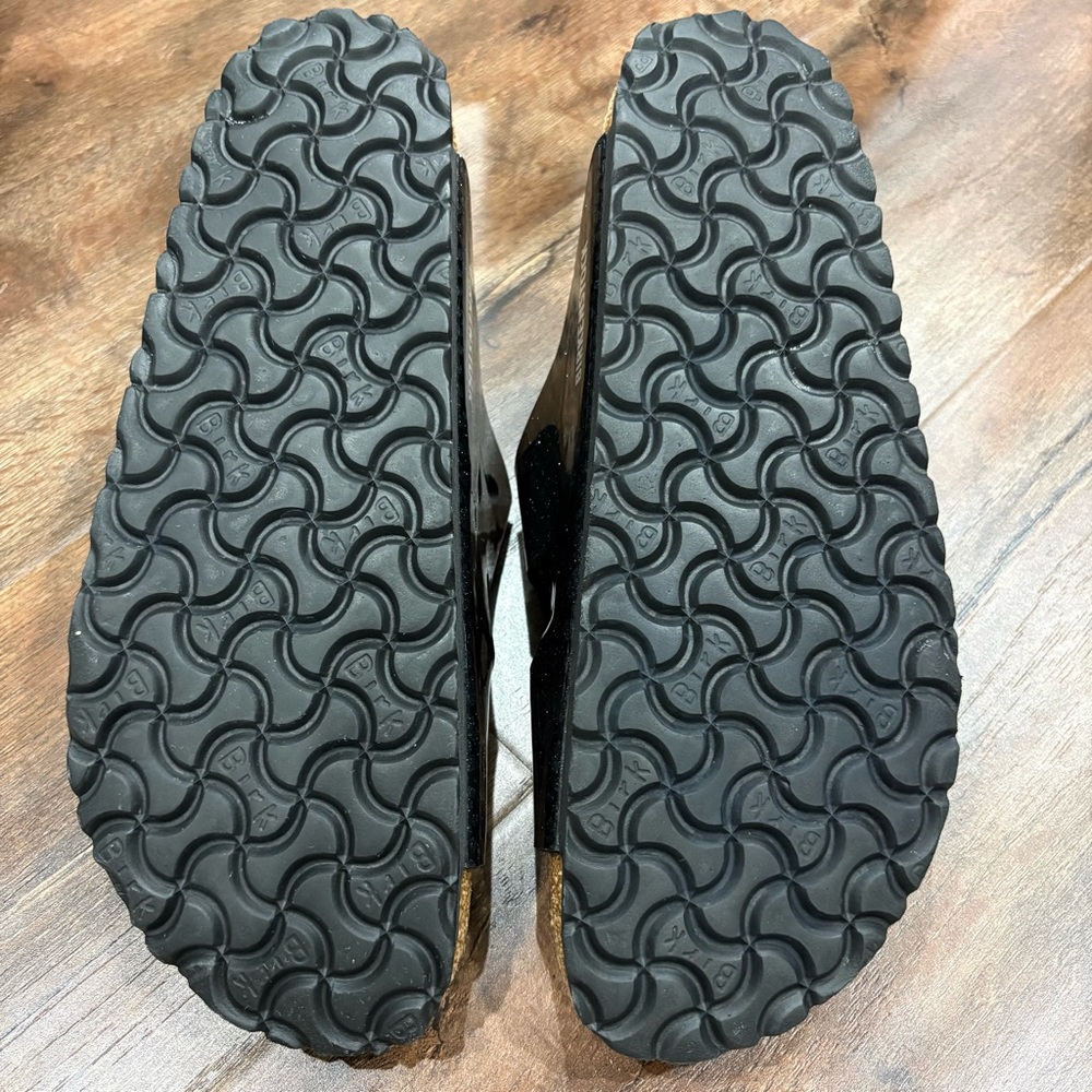Birkenstock Arizona Magic Galaxy Black Glitter Slide Sandals EU 41 - Picture 6 of 9